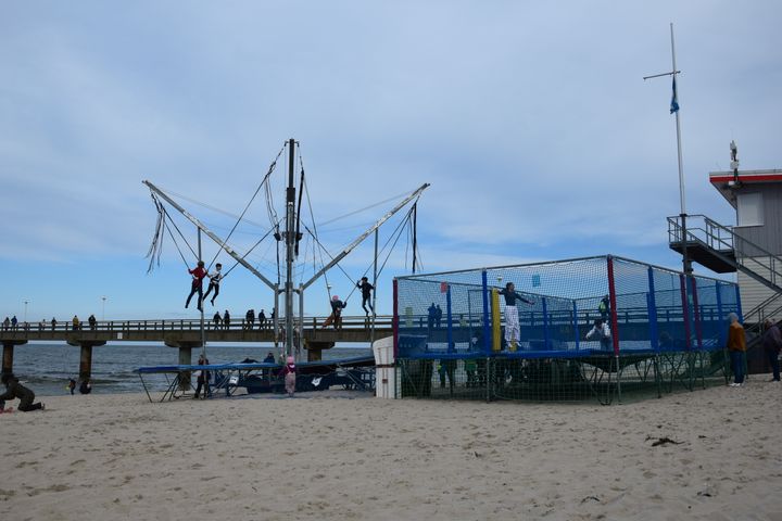 Trampolin Usedom - Direkt an der Seebrücke von Zinnowitz