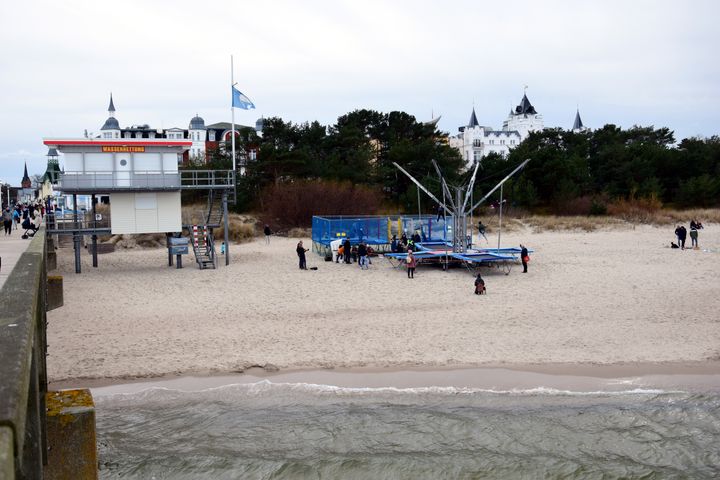 Trampolin Usedom - Direkt an der Seebrücke von Zinnowitz